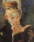 Pierre Renoir Woman Reading  fff Norge oil painting reproduction